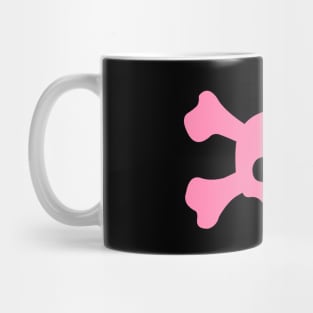 Pink Skull with Crossbones Mug